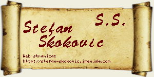 Stefan Skoković vizit kartica